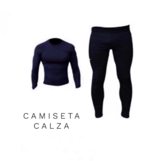 Conjunto Termico  Bajo Cero. Calza y Camiseta