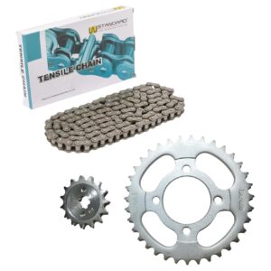 Kit transmision wave, smash 110cc  C/cadena Wstandard