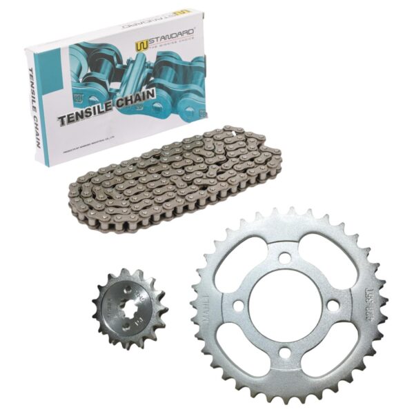 Kit transmision wave, smash 110cc  C/cadena Wstandard