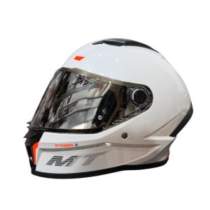 Casco MtHelmets Stinger2 Blanco Visor Espejado