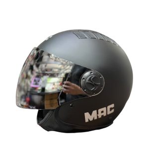 Casco Moto Abierto Mac Espejado