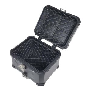 TOP CASE PORTAEQUIPAJE MEDIANO 45L 43,5 X 35,5 X 32 ALUMINIO NEGRO