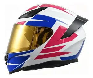 CASCO INTEGRAL RAPTOR GP23 VISOR EXTRA COLOR ROSA BRILLO PE