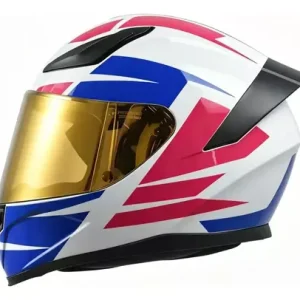 CASCO INTEGRAL RAPTOR GP23 VISOR EXTRA COLOR ROSA BRILLO PE